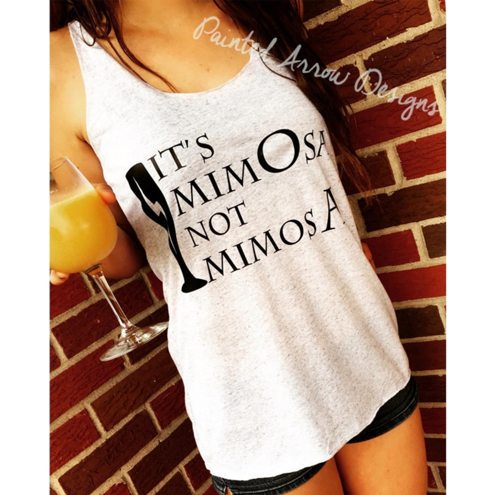 Glitter Printed Harry Potter Mimosa Brunch Tank